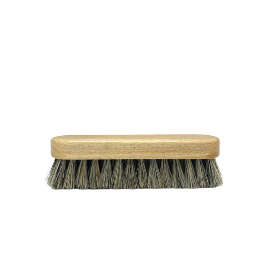 Horse Hair Brush Grey Bristles (13cm)